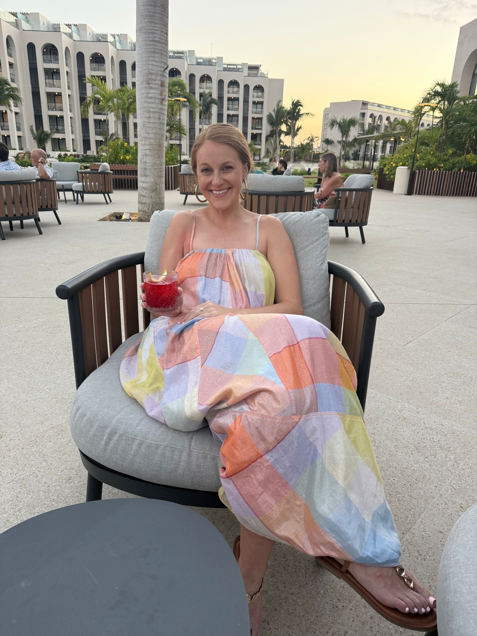 Mocktails in Mexico 🍹 Wearing a size XS. Bump friendly!

#LTKTravel