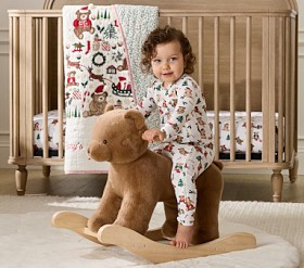 Teddy Bear Plush Rocker | Pottery Barn Kids