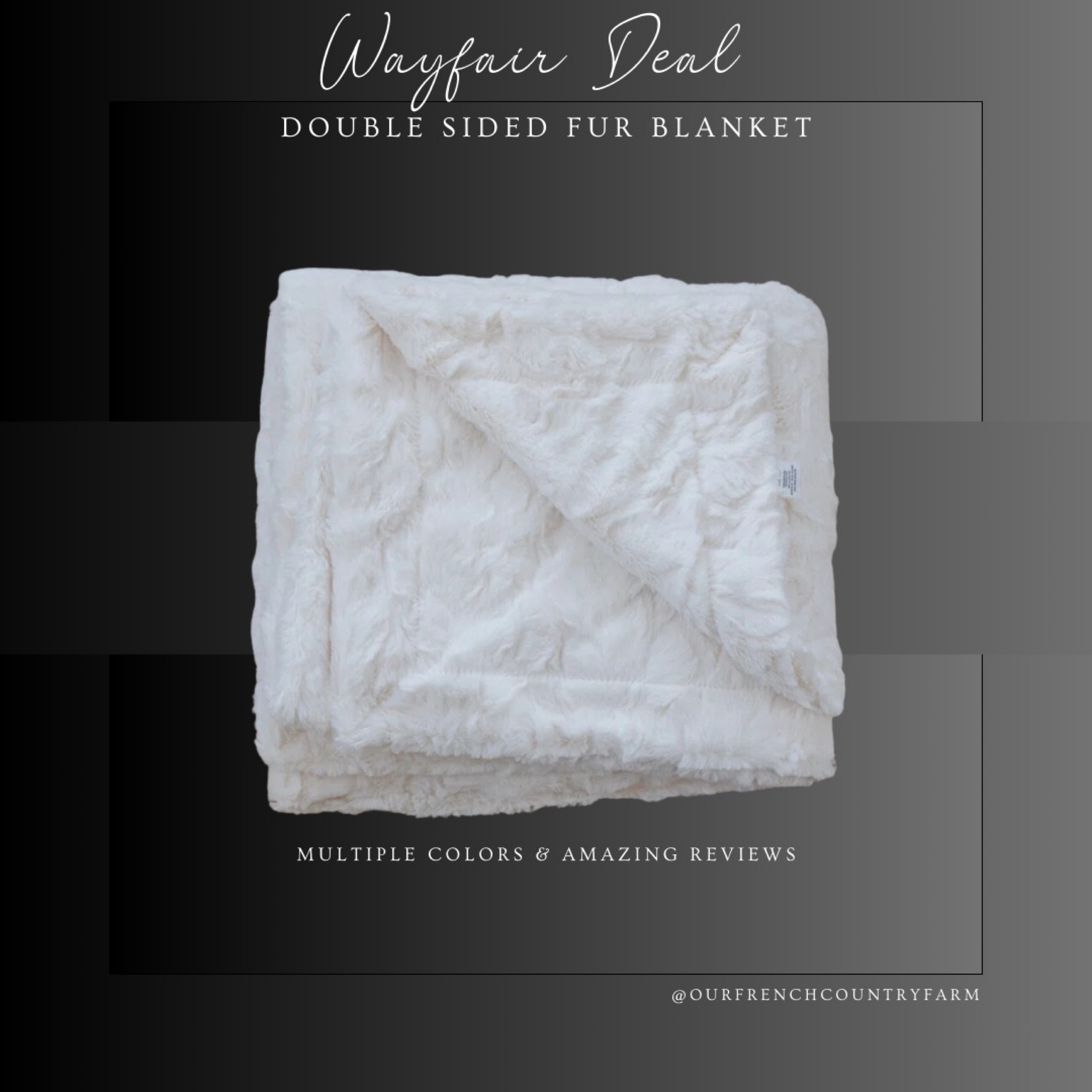 This cozy blanket is double sided, has amazing reviews and will not last long at this price!

#LTKSaleAlert #LTKSeasonal #LTKHome