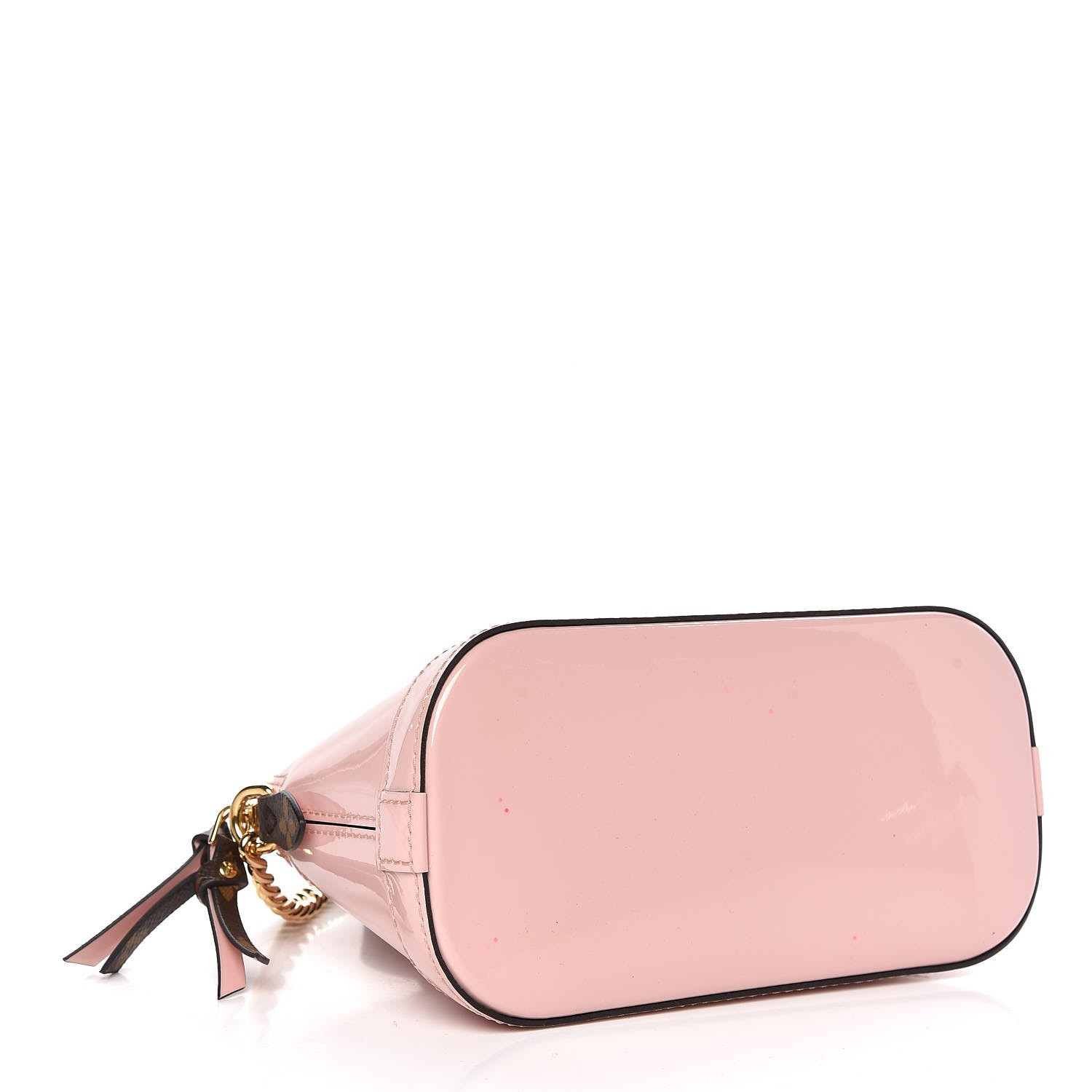 LOUIS VUITTON Vernis Monogram Alma Mini Rose Ballerine | Fashionphile
