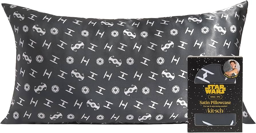Kitsch x Star Wars Galactic Empire Satin Pillowcase | Satin Pillowcase with Zipper, Better Than S... | Amazon (US)