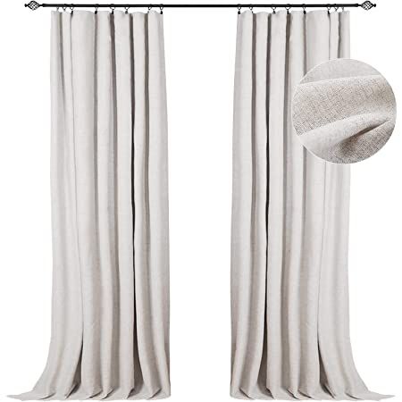 HPD Half Price Drapes BOCH-LN185-P Linen Room Darkening Curtain (1 Panel) 50 X 108, BOCH-LN1856-1... | Amazon (US)