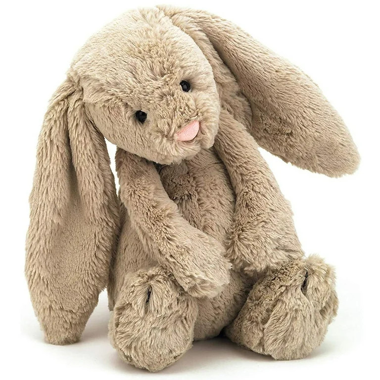 Brown Bunny Plush Toy, 12 Inch Super Fluffy Rabbit Plush Toy With Long Ears, Cute Bunny Birthday ... | Walmart (US)