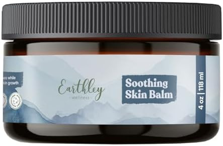 Earthley Wellness Soothing Skin Balm, Natural Moisturizing Cream for Dry, Flaky, Itchy Skin, Cale... | Amazon (US)