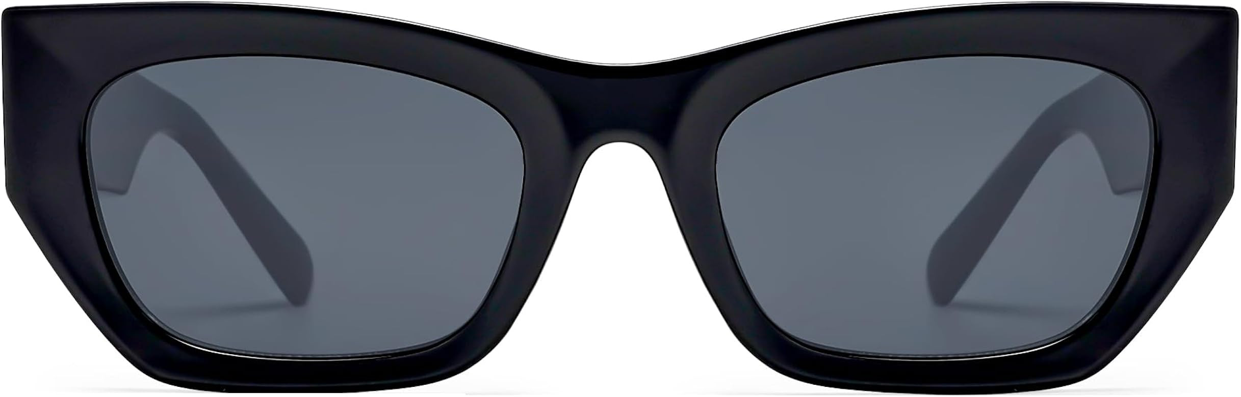 SOJOS Trendy Rectangle Cateye Sunglasses Womens Mens UV400 Fashion Chic Chunky Shades SJ2296 | Amazon (US)