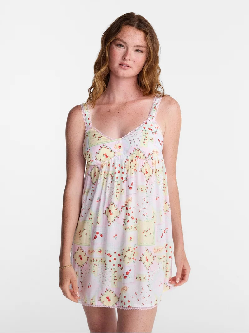No Boundaries(No ratings yet) No Boundaries Woven Sleep Dress, Women's XXS-XXL  Free 90-day retur... | Walmart (US)