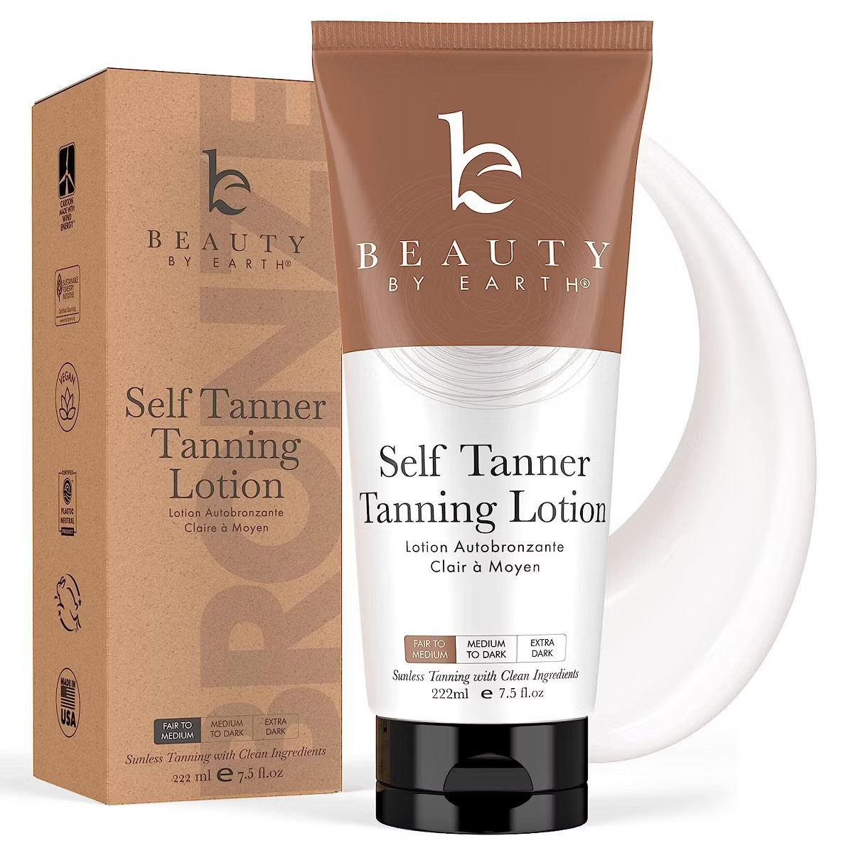 Beauty by Earth Self Tanner Tanning Lotion. 7.5oz | Target