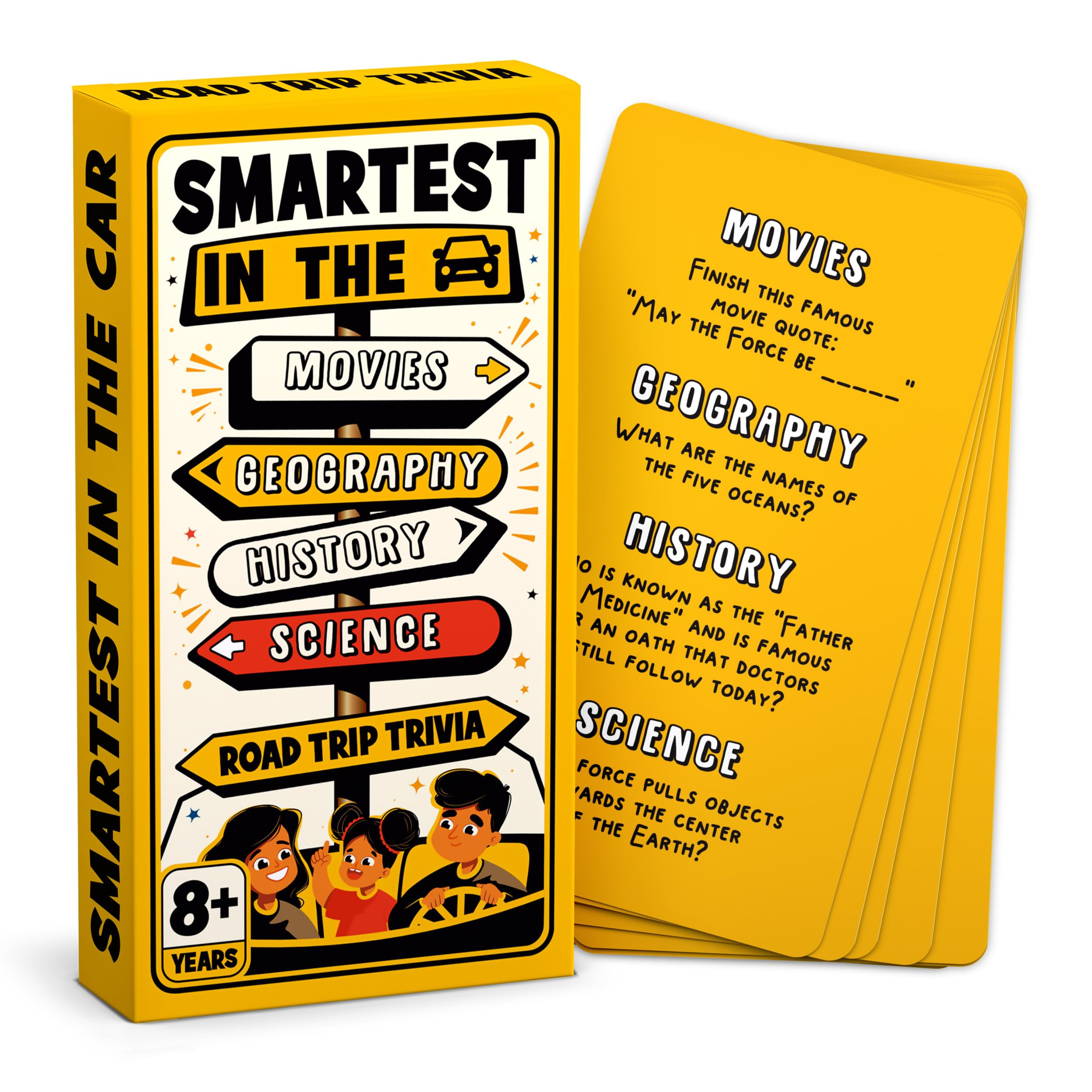 WELL BALANCED Road Trip Trivia - Road Trip Games for Kids Travel Essentials Car Activities Must H... | Amazon (US)