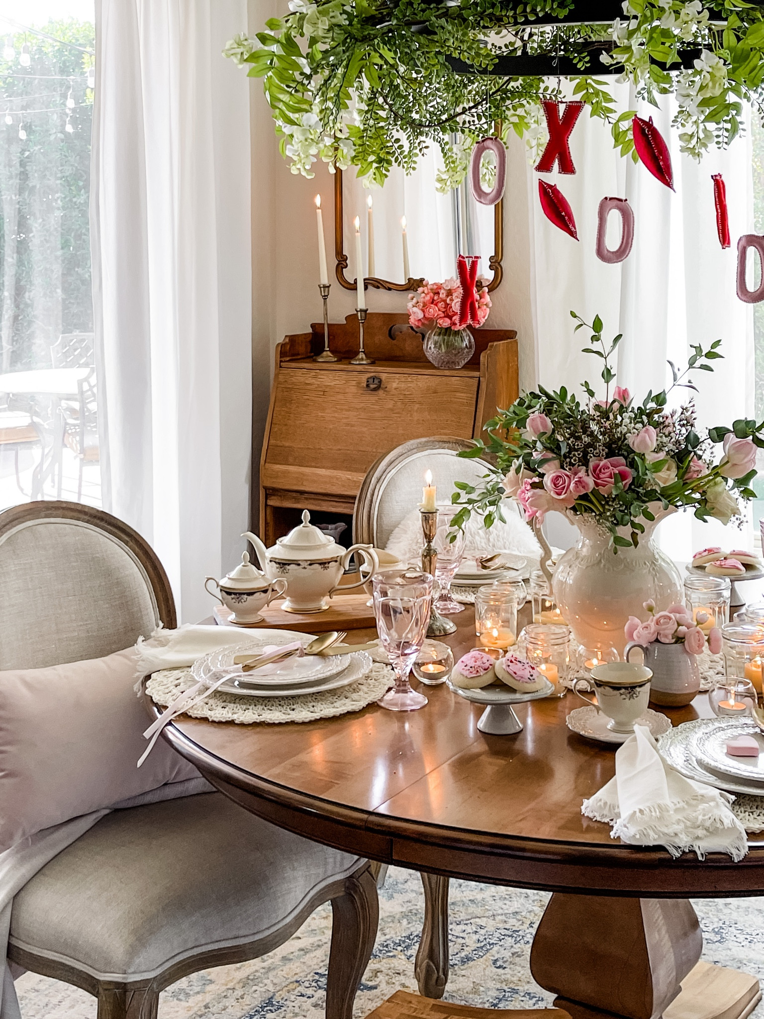 Galentine’s Day table, Galentine’s Day tea, Valentine’s Day, Valentine table, lace etched dishes, Lenox, tea party, tea set 

#LTKSeasonal #LTKhome