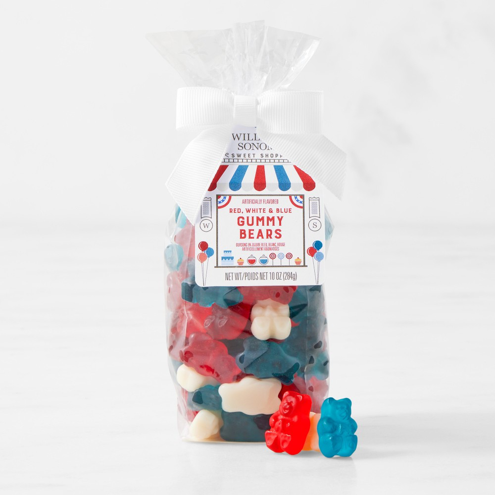 Williams Sonoma Red, White, &amp; Blue Gummy Bears | Williams-Sonoma