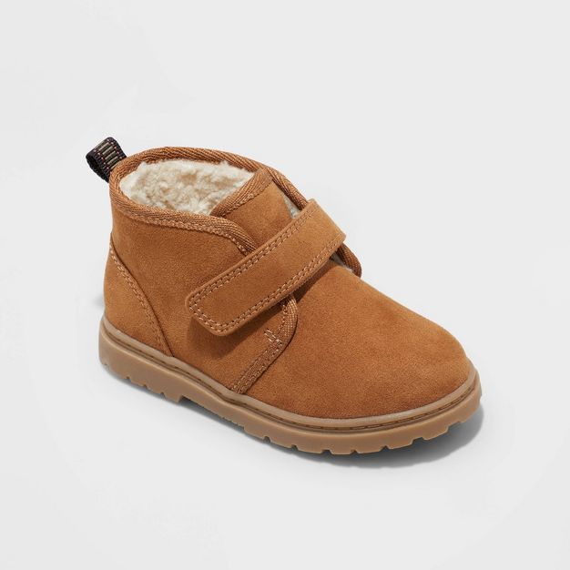 Toddler Boys' Magnus Slip-On Chukka Boots - Cat & Jack™ Cognac | Target