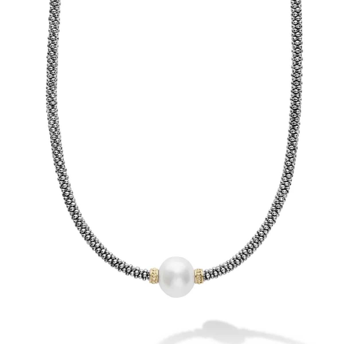 Luna Caviar Pearl Necklace | LAGOS