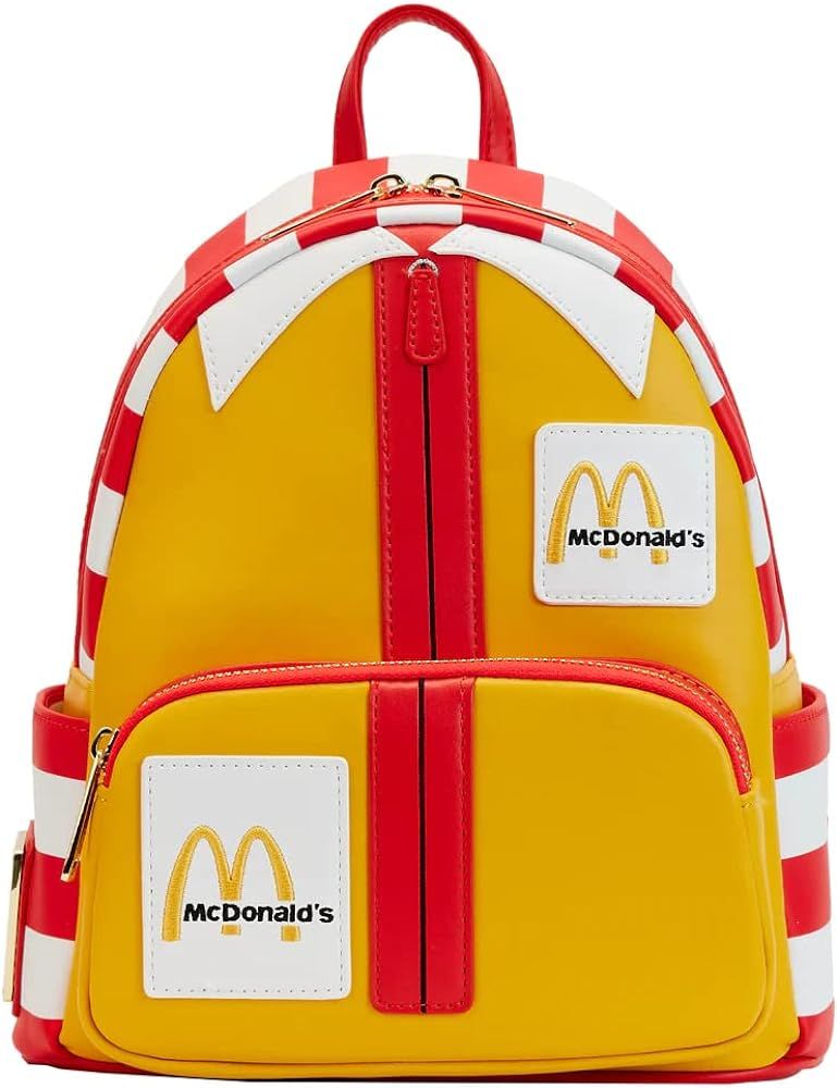Loungefly McDonald's Ronald McDonald Cosplay Mini Backpack Bag Purse | Amazon (US)