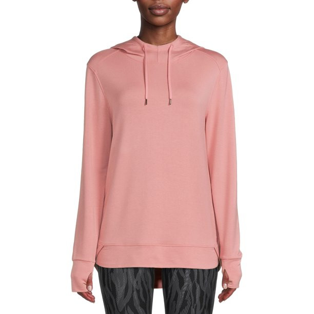 Athletic Works Women's Athleisure Mock Neck Hoodie | Walmart (US)