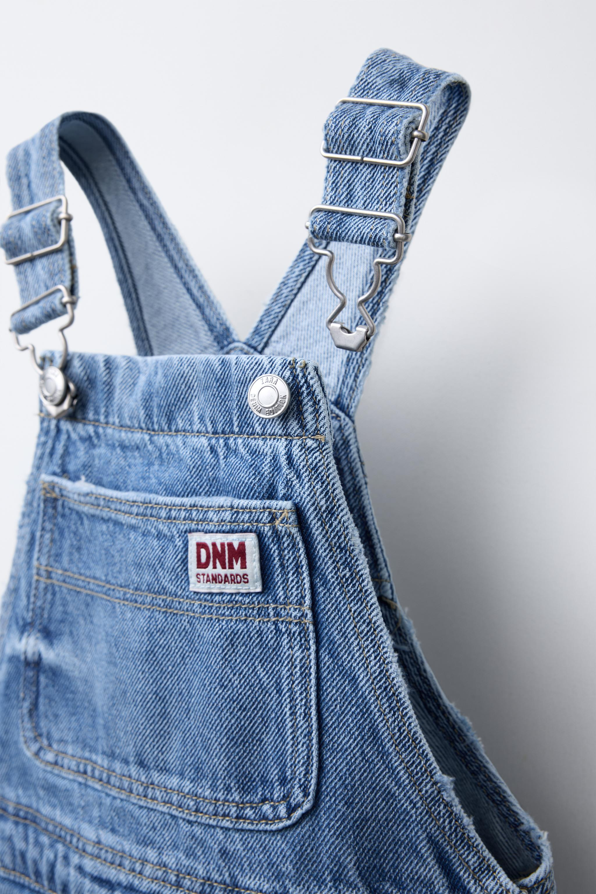 LABEL DENIM OVERALLS | Zara US
