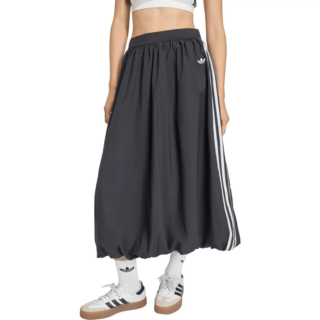 adidas Originals Long Balloon Skirt in Black at Nordstrom, Size 6 | Nordstrom