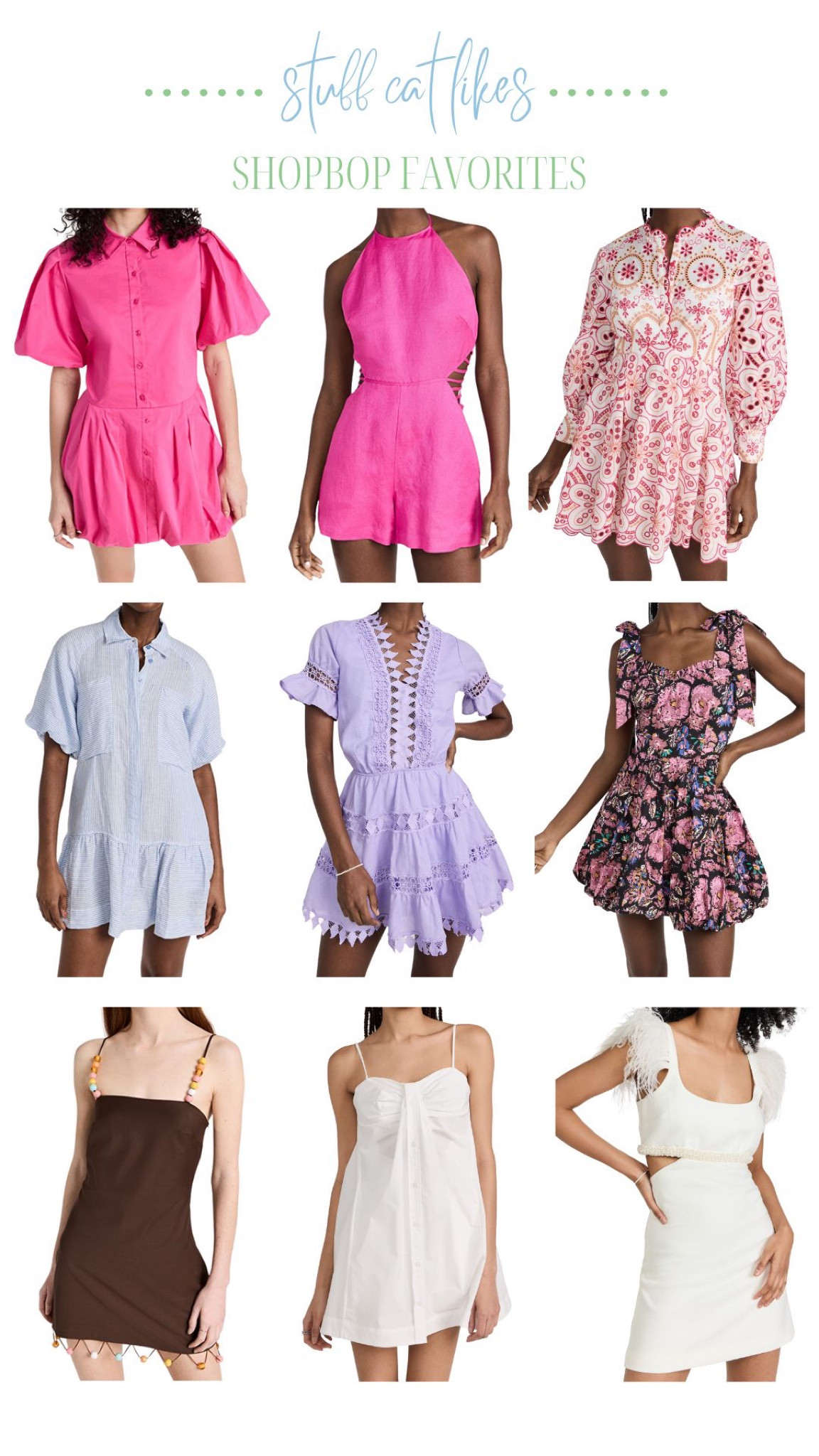 New Shopbop dresses! 

#LTKtravel #LTKSeasonal