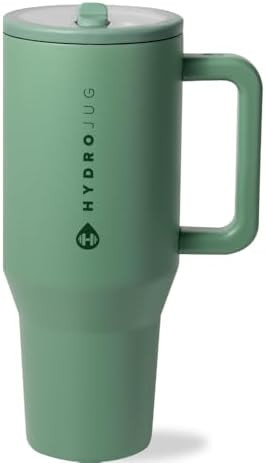 HydroJug Traveler - 32 oz Water Bottle with Handle & Flip Straw - Fits in Cup Holder, Leak Resist... | Amazon (US)