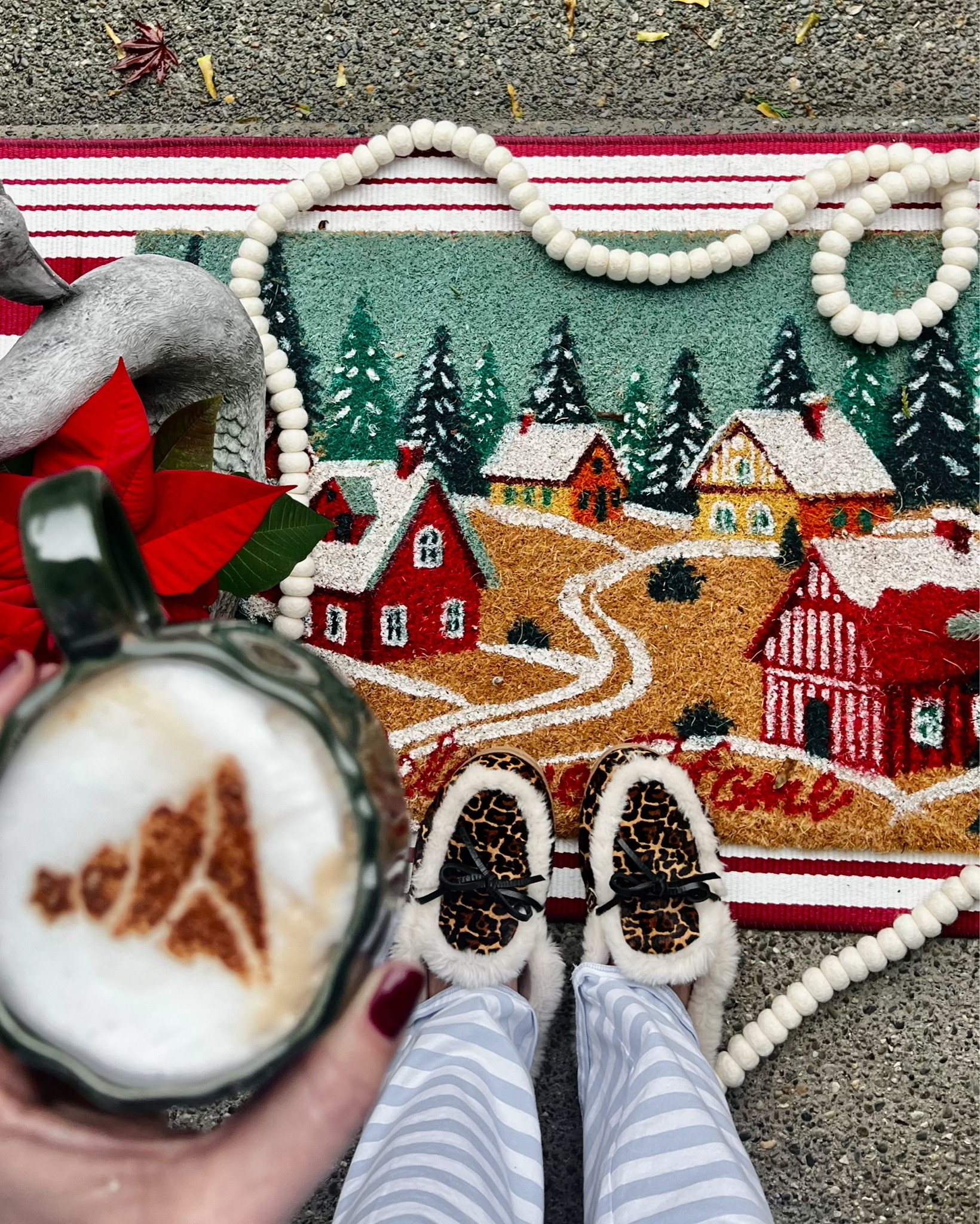 Porch fun! Coffee on my porch!
JCrew, wayfair, Walmart