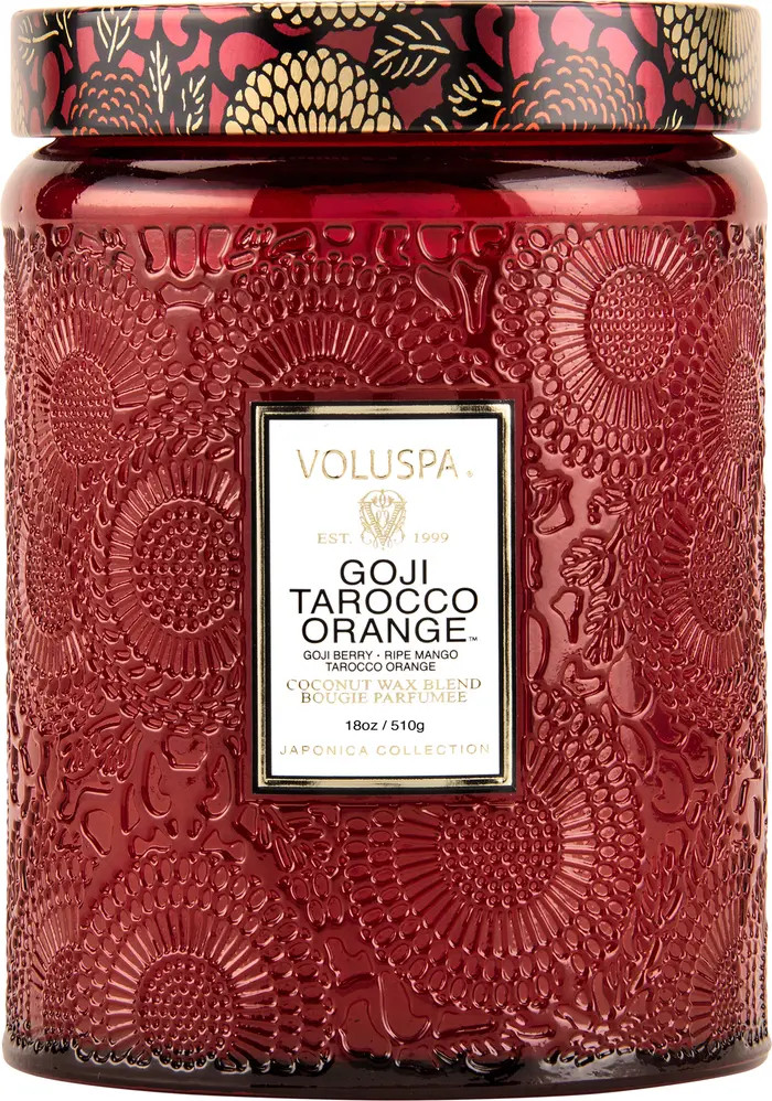 Large Embossed Jar Candle | Nordstrom