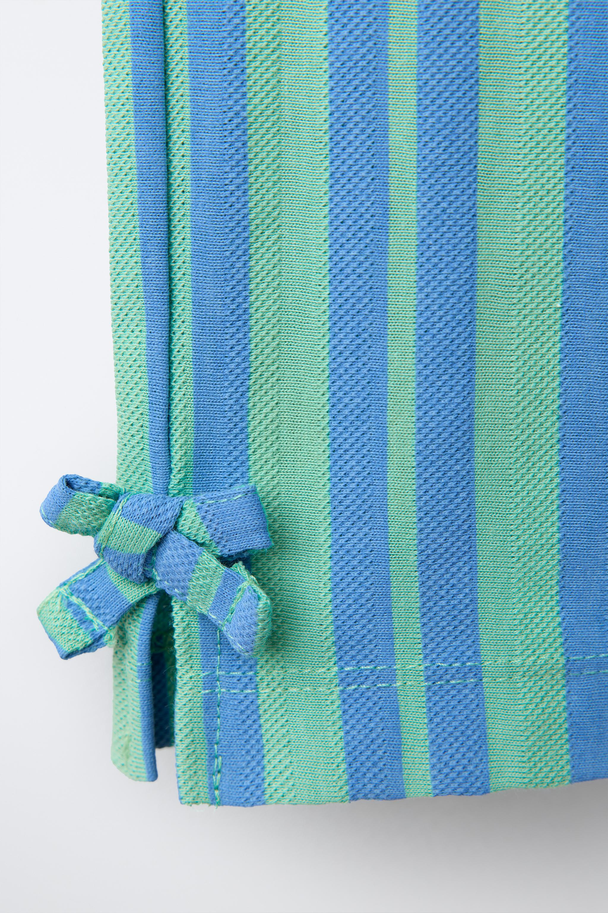 STRIPED PANTS WITH BOWS | Zara US