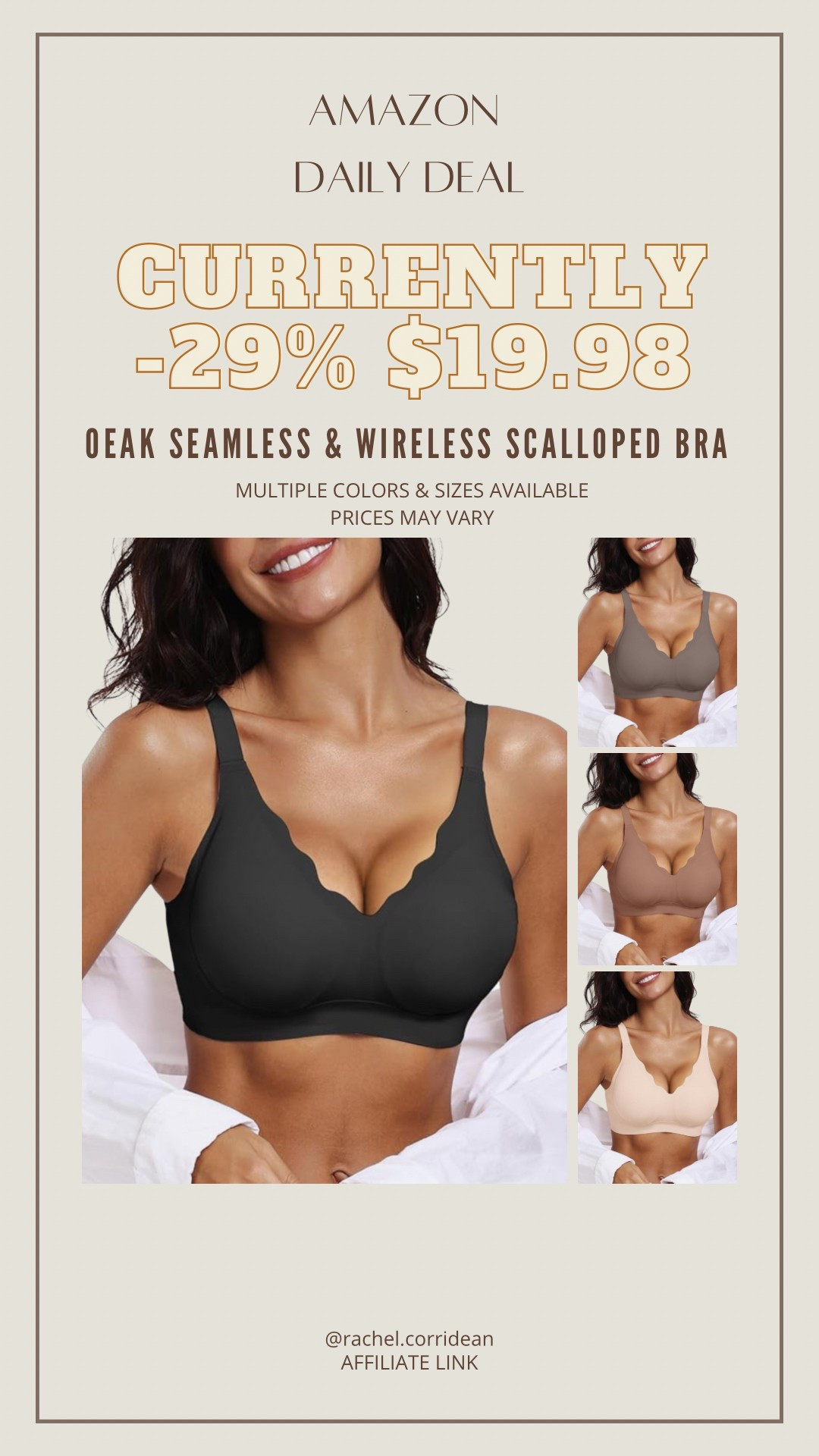 The best bra on sale! Seamles and wireless 😍

#LTKPetite #LTKSpringSale #LTKFindsUnder50