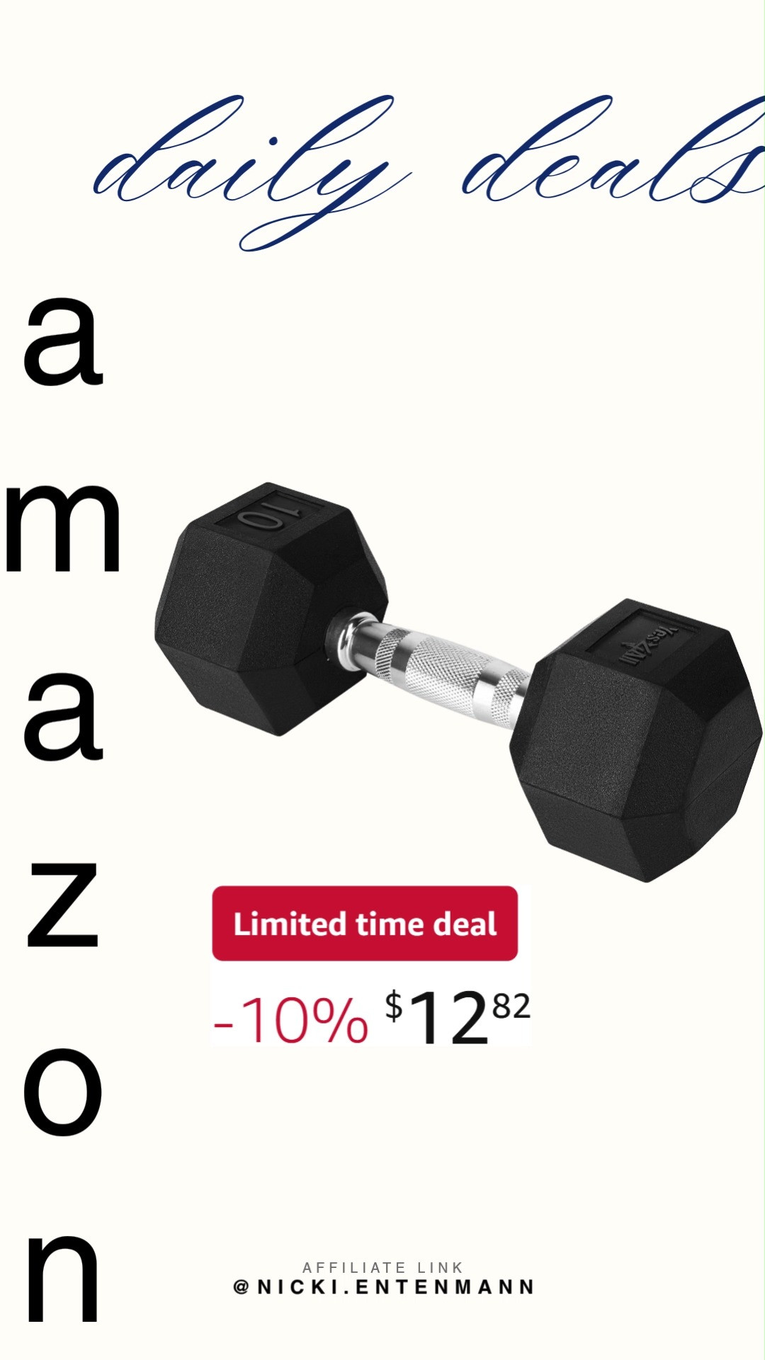 Train strong with Yes4All Hex Dumbbell Rubber Coated Chrome Grip Hand Weight crafted for durability and comfort. Perfect for home or gym, it blends versatility, strength, and confidence seamlessly. #yes4all #hexdumbbell #rubbercoated #chromedumbbell #fitnessgear #strengthtraining #homeworkout #gymessentials #exerciseequipment #shoppingdeal 🏋️‍♂️💪🔥 

 #LTKActive #LTKHome #LTKSaleAlert