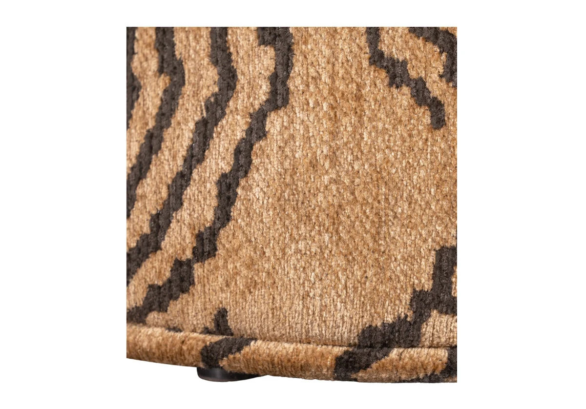 MUSHROOM OTTOMAN | Tiger | Alice Lane Home Collection