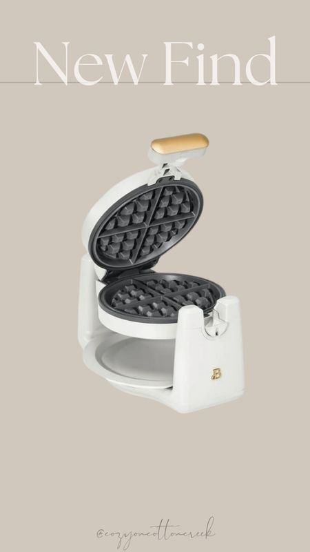 Beautiful by drew Barrymore waffle maker
White appliances 

#LTKhome
