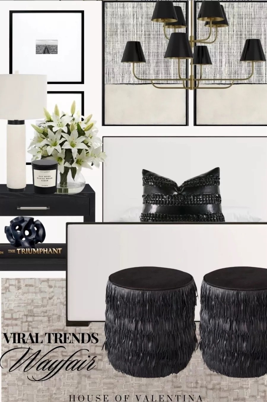 Wayfair has been serving major looks lately, and these viral home decor finds are proof. From sculptural vases to bold zebra stripes and high-contrast textures, this edit is all about adding personality and drama to your space. Think modern shapes, luxe finishes, and unexpected pieces that instantly elevate your home. Whether you're layering in gold accents, eye-catching art, or playful statement benches—these pieces are flying off the shelves for a reason. Grab them while you can!

@wayfair #wayfair #ad or #wayfairpartner

#LTKHome #LTKStyleTip #LTKSeasonal