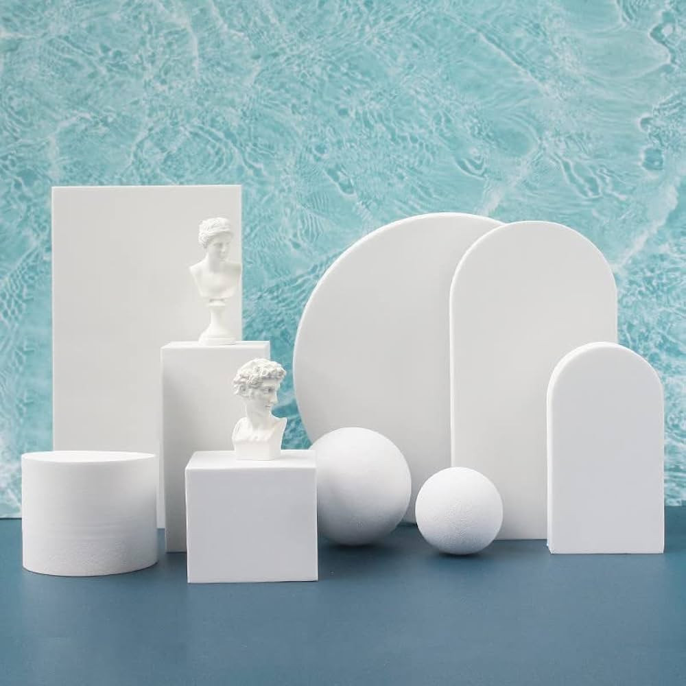 9PCS Product Photography Props Foam Cube, Photo Shooting Props for Food, Jewelry, Cosmetics and A... | Amazon (US)