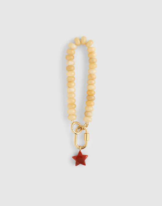 Beaded Star Carabiner Bag Charm | Madewell