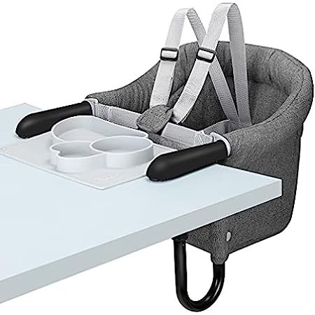 hiccapop Omniboost Travel Booster Seat with Tray for Baby | Folding Portable High Chair for Eating,  | Amazon (US)