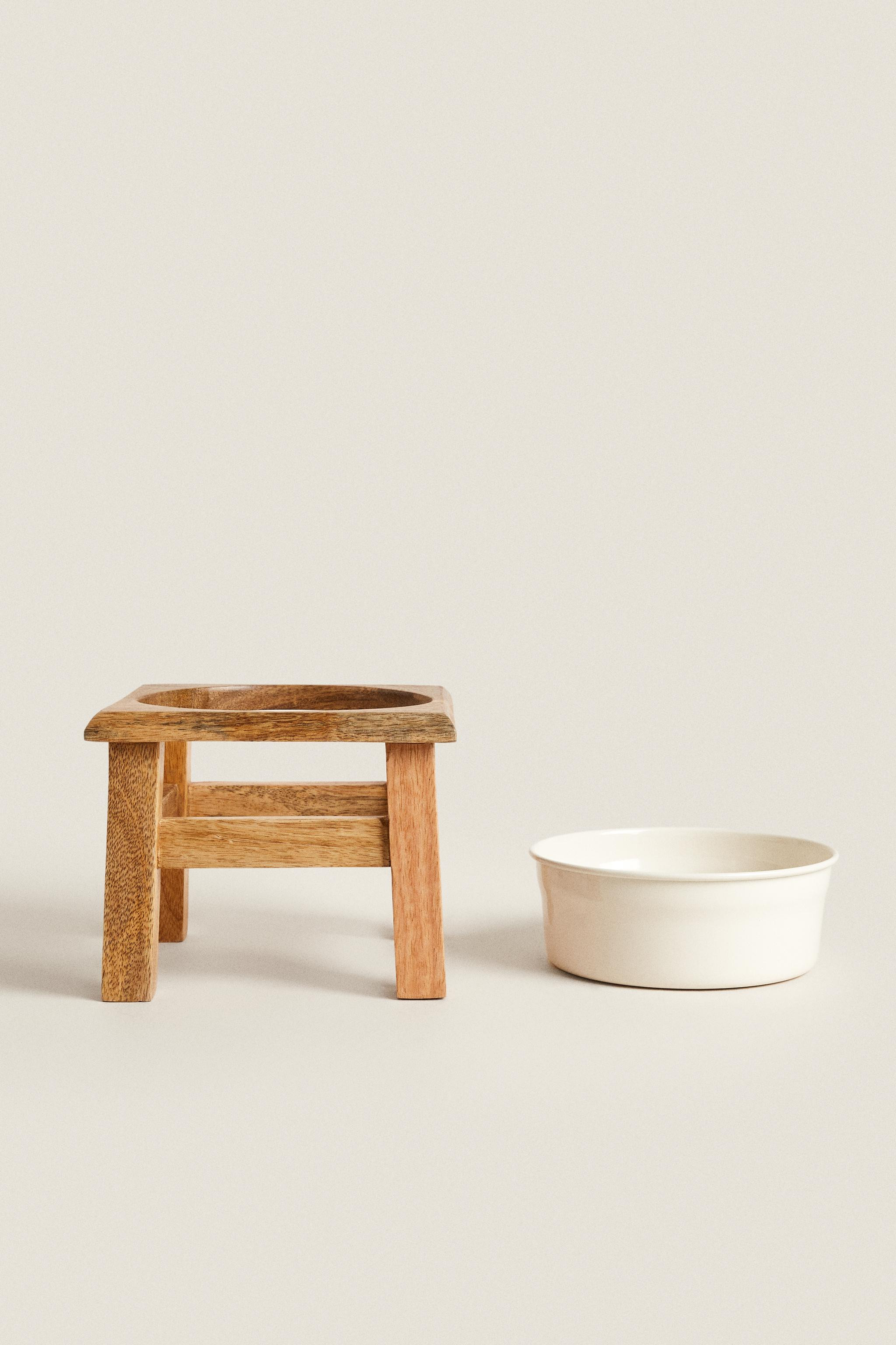 PET FOOD BOWL WITH STAND | Zara US