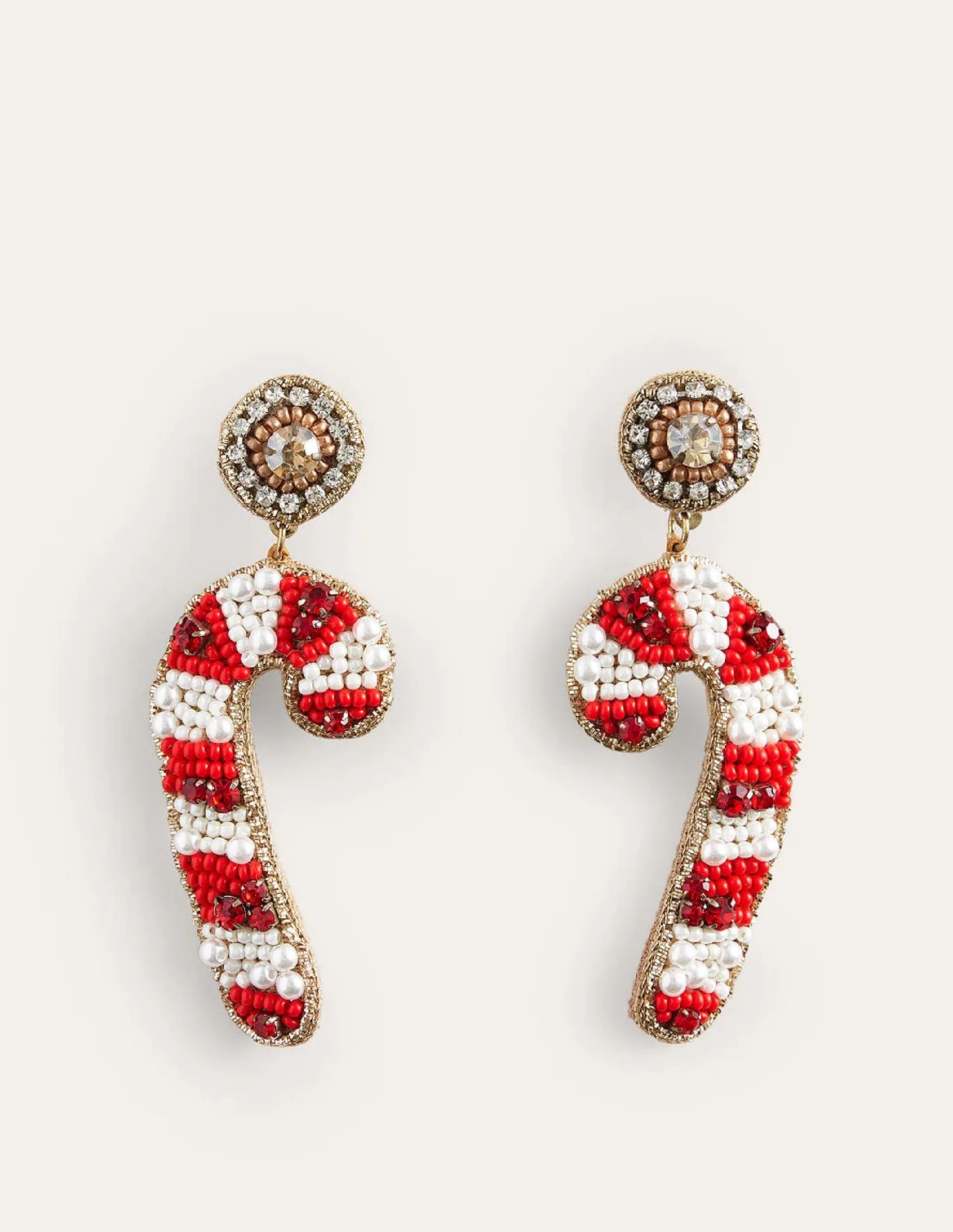 Festive Embellished Earrings | Boden (UK & IE)