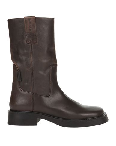 Miista Woman Boot Dark brown Size 10.5 Soft Leather | YOOX (US)