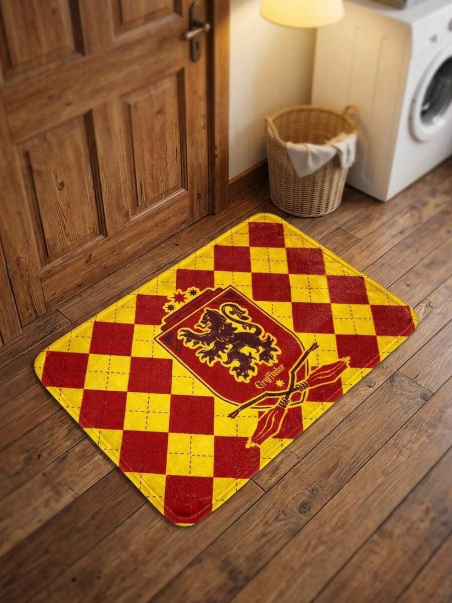 HARRY POTTER X Joivida 1pc Cartoon Floor Mat Rug, Magical Cartoon Print, Polyester Material, Soft... | SHEIN