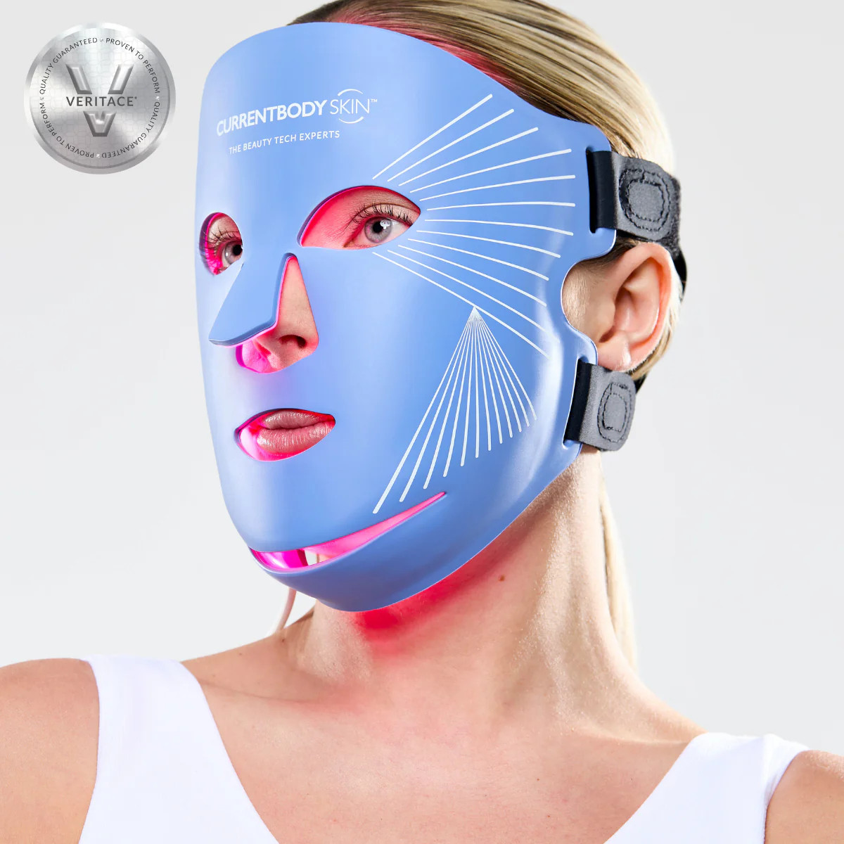 Blue LED Light Therapy Face Mask for Spots | CurrentBody Skin | Currentbody (UK, IE)