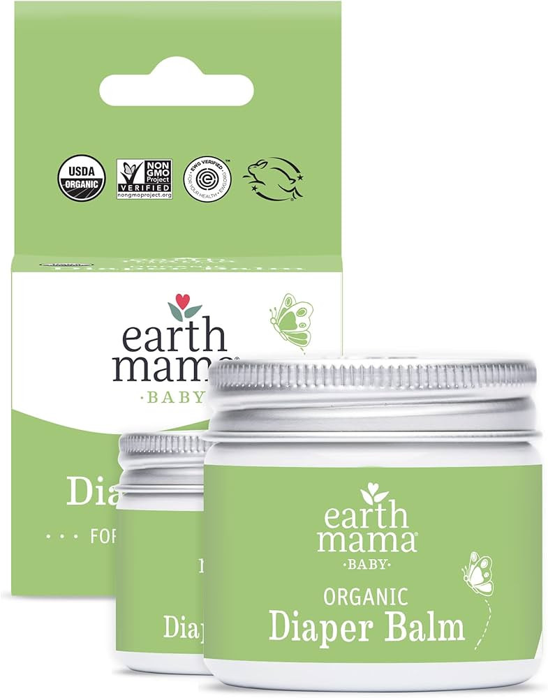 Earth Mama Organic Diaper Balm Multipurpose Baby Ointment | EWG Verified, Petroleum & Fragrance F... | Amazon (US)