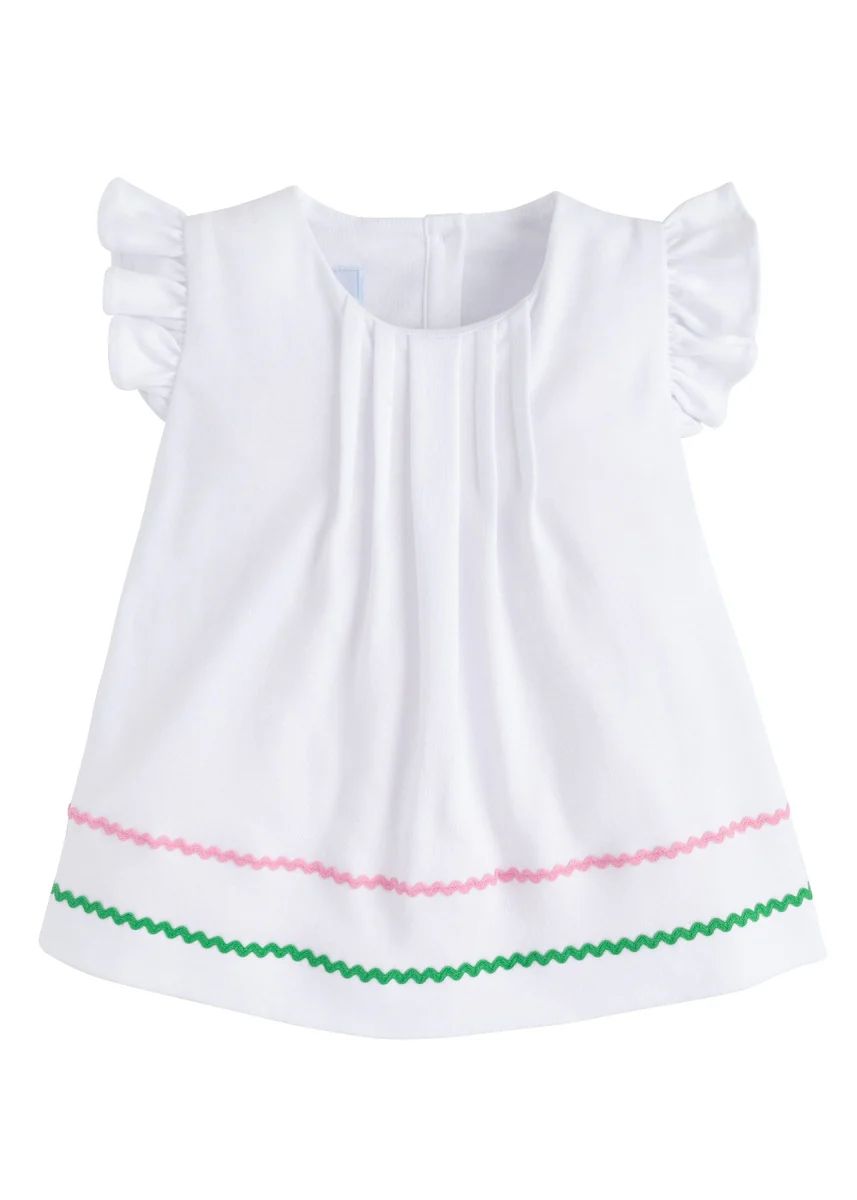 Pleated Flutter Top | Little English