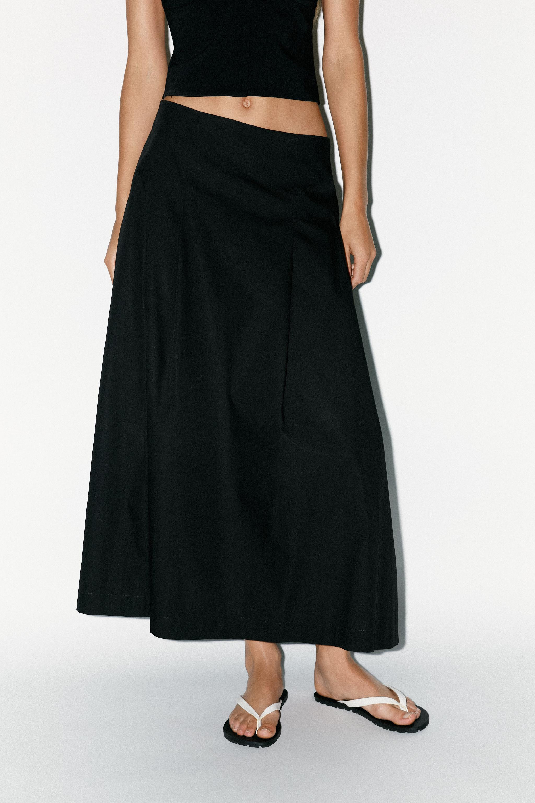 PLEATED MIDI SKIRT | Zara US