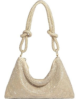 Rhinestone Purse for Women Evening Bag Glitter Sparkly Mini Handbags | Amazon (US)