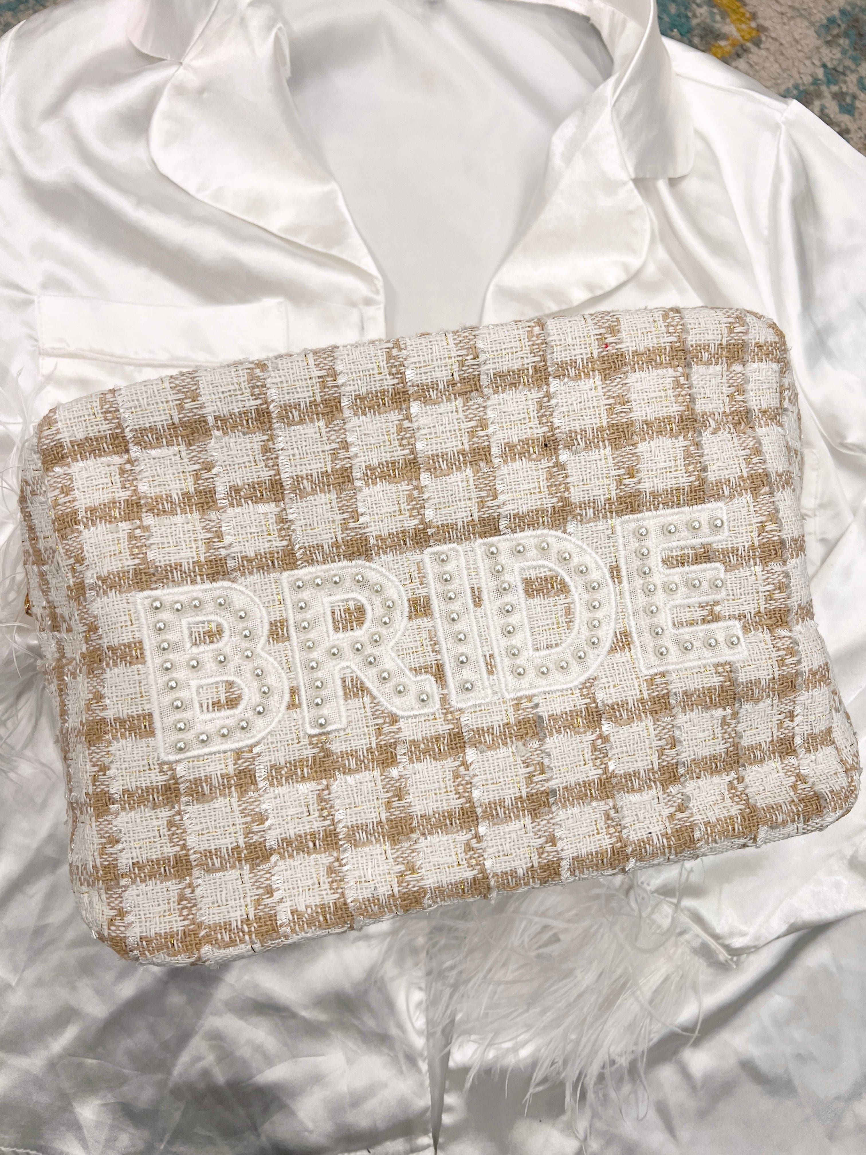 Bride Pearl XL - Beige Plaid | KenzKustomz