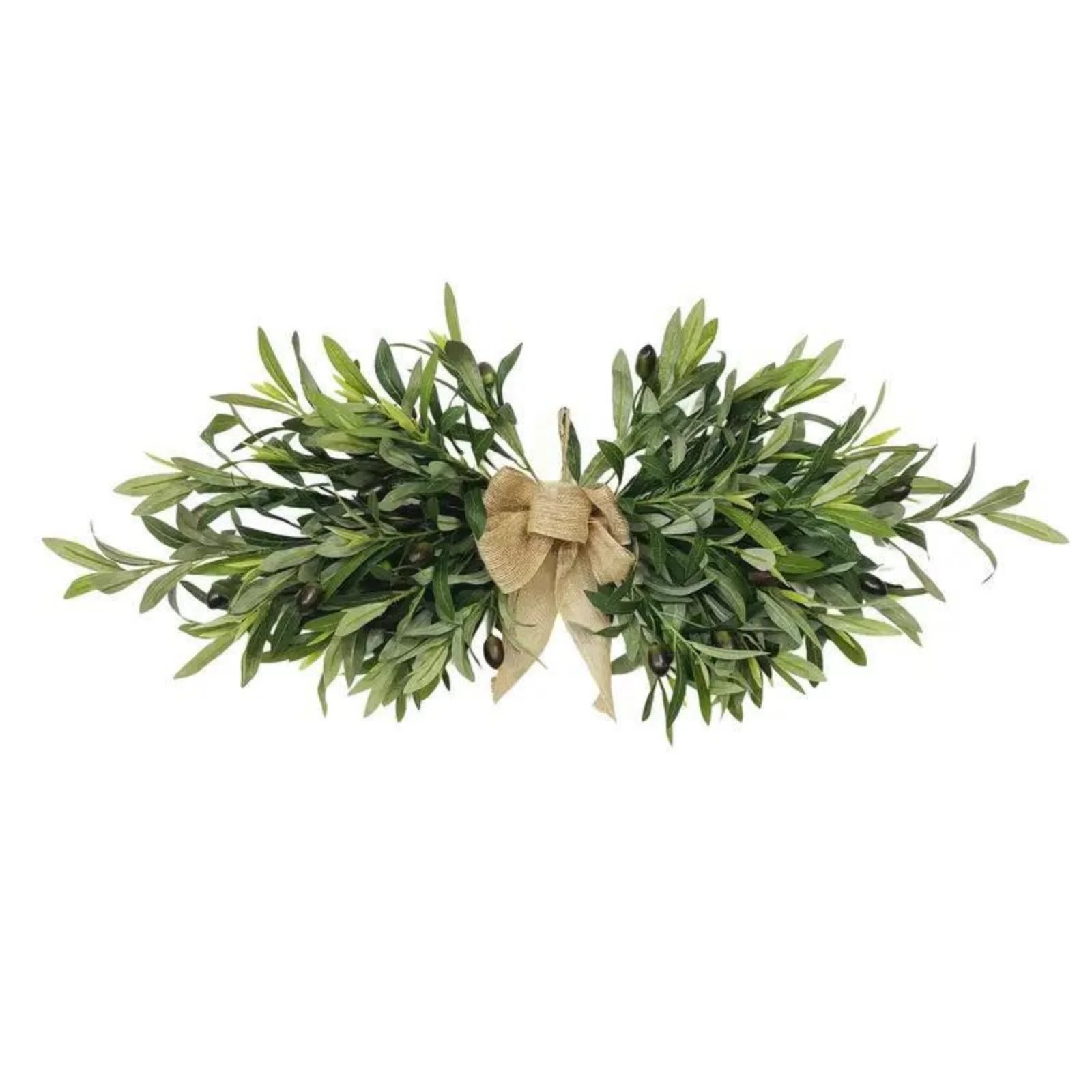 23" Artificial Decorative Olive Floral Swag Artificial Olive Flower Swag Spring Faux Floral Swag ... | Walmart (US)