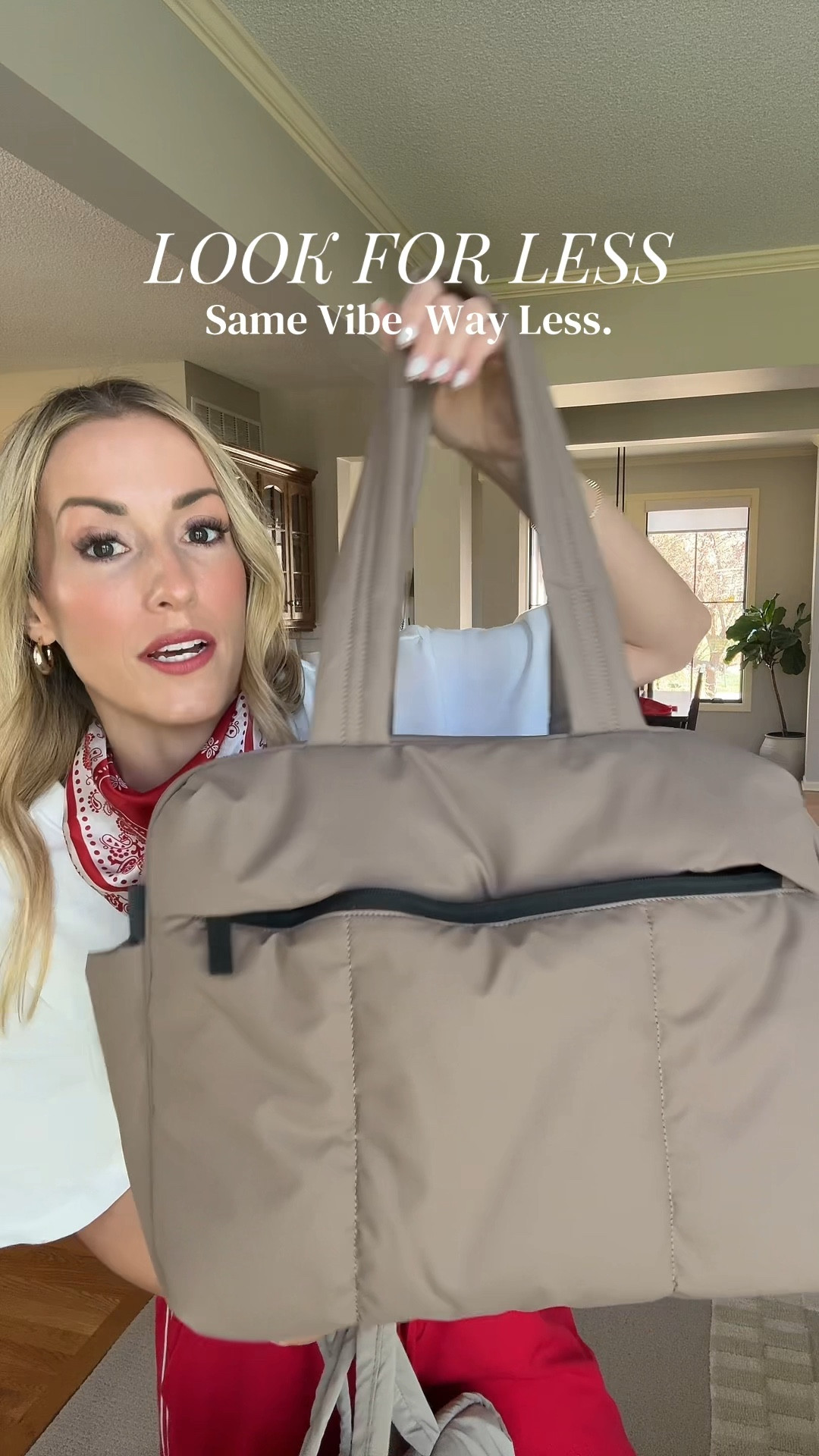 I LOVE my Luka duffel but it is an investment.  I came across this look for less and it’s a good one if you don’t want to drop as much coin!  Will link both!

#LTKOver40 #LTKTravel #LTKActive