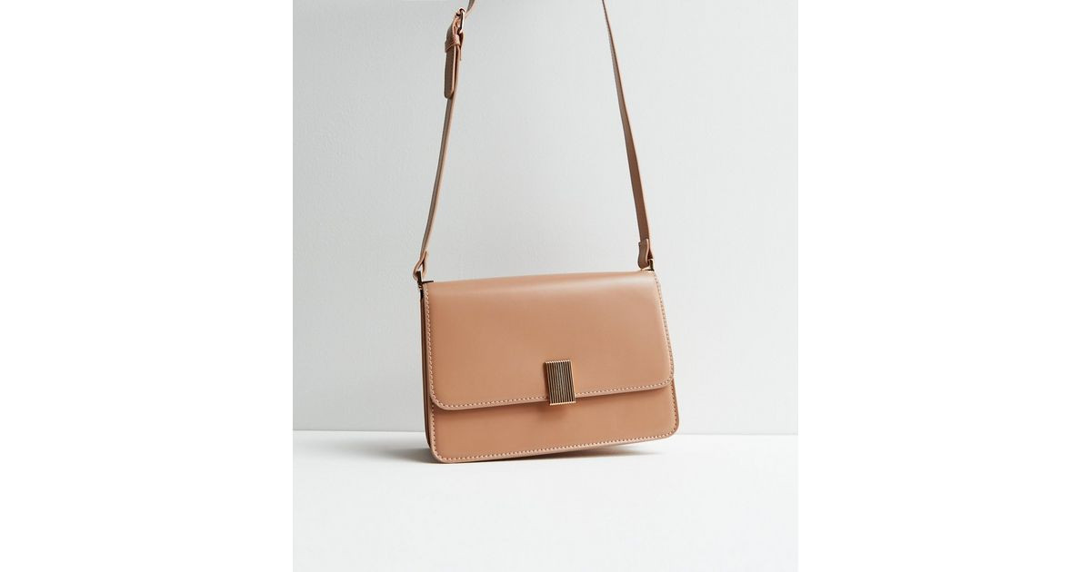 Mink Leather-Look Cross Body Bag | New Look | New Look (UK)