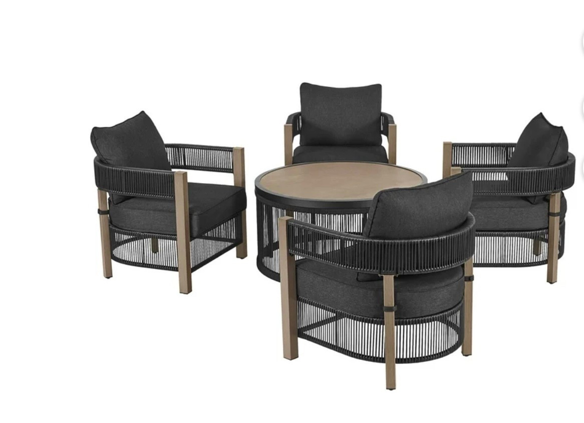 Better Homes & Gardens Tarren 5 Piece Outdoor conversation Set, Black
Outdoor dining set 

#LTKStyleTip #LTKHome #LTKSaleAlert
