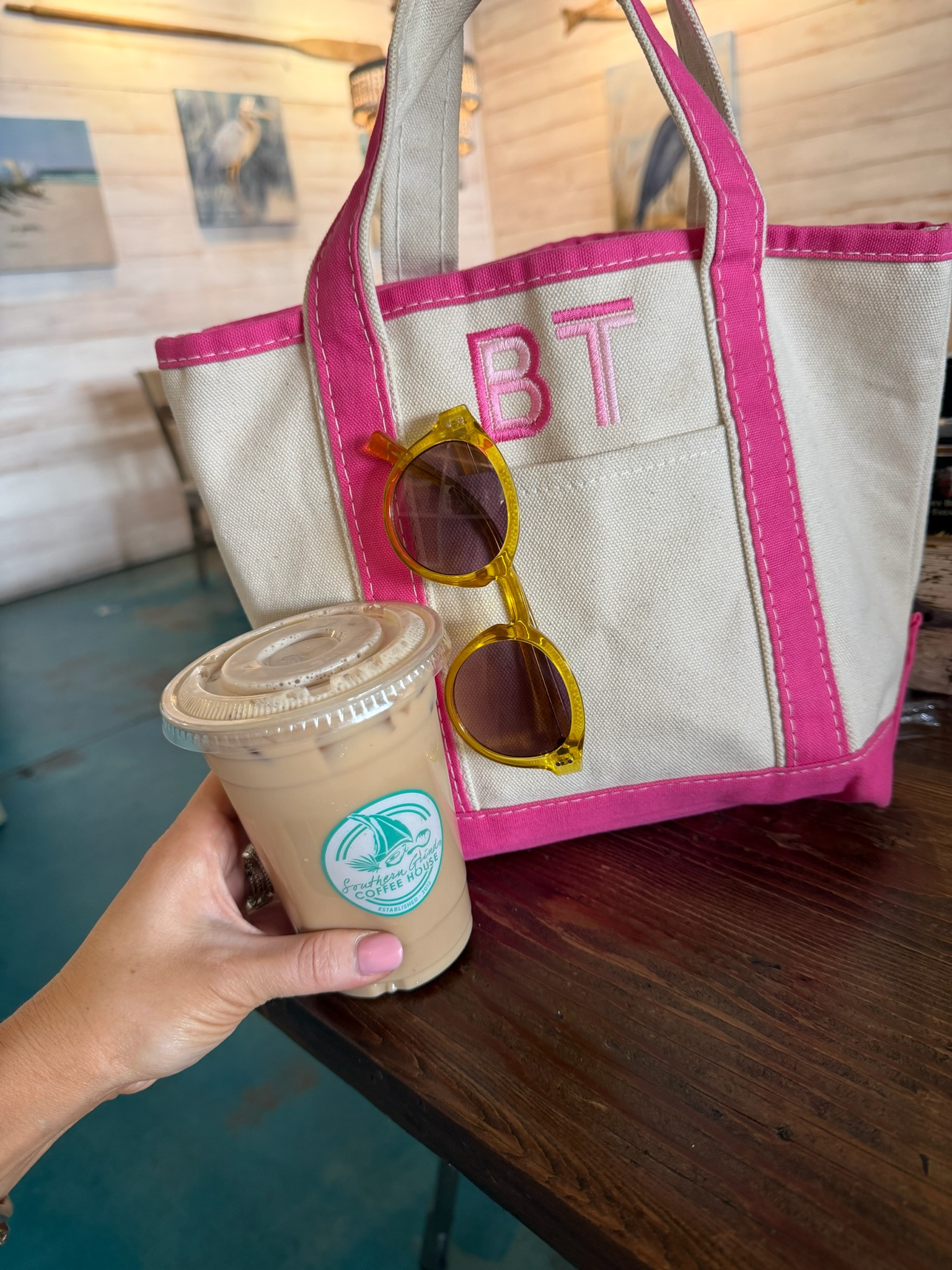Cutest tote I can't stop grabbing! From Sprinkled With Pink and my code is Bobbi10 for a discount!! 

 #LTKootd #LTKmomlife