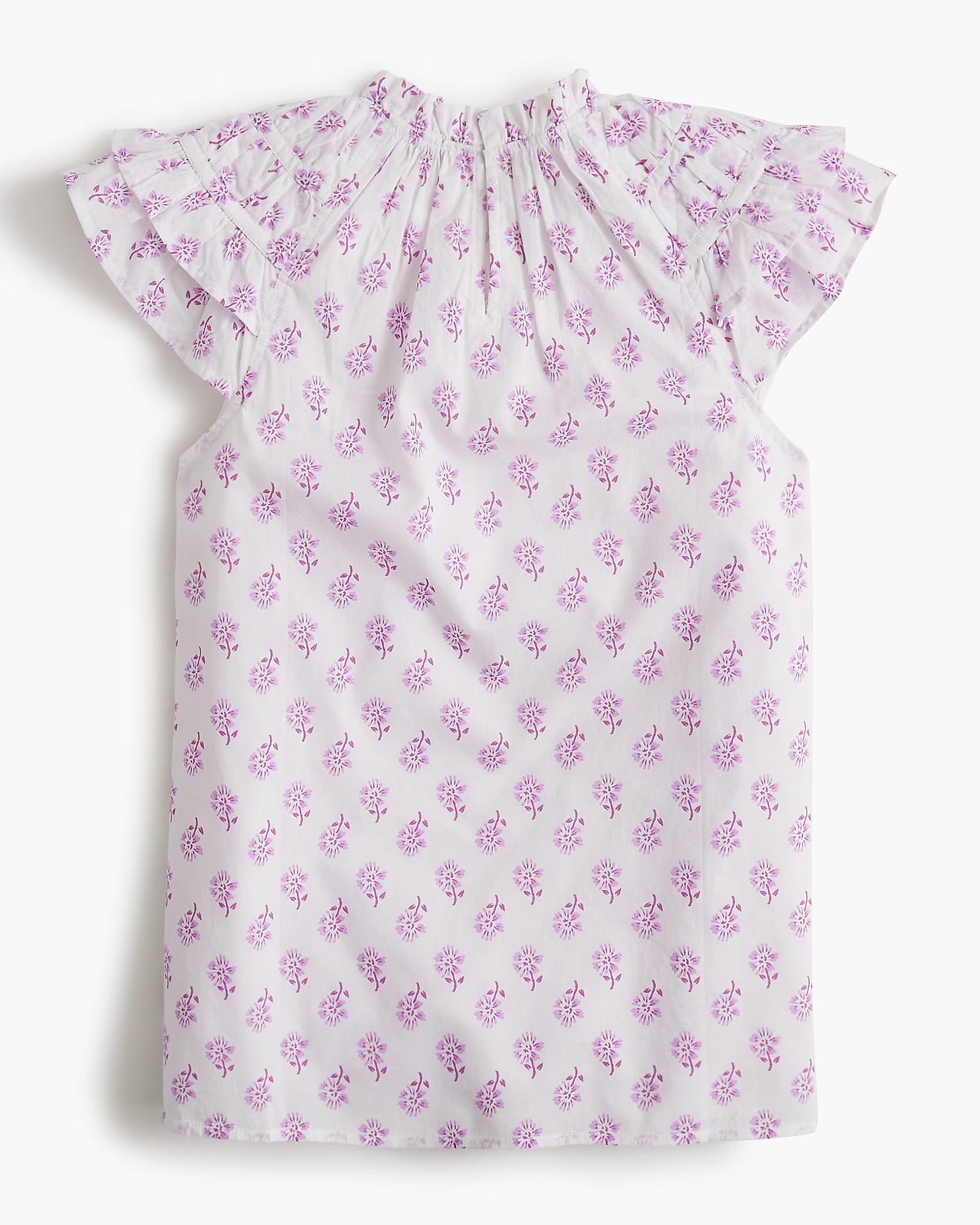 Flutter-sleeve top | J.Crew Factory