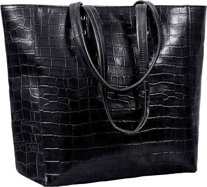 ANTONIO VALERIA Alexis Leather Leather Tote/Top Handle Shoulder Bag for Women | Amazon (US)